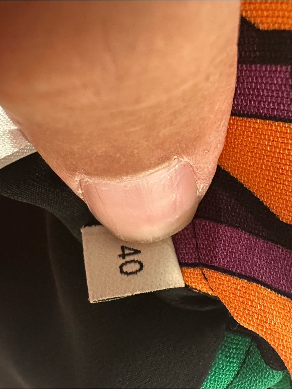 Gucci Black Short Sleeve Mini Dress with Green, Orange & Pink Geometric Print - Picture 5 of 7